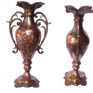 Unique Copper Flower Vase