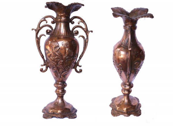 Unique Copper Flower Vase