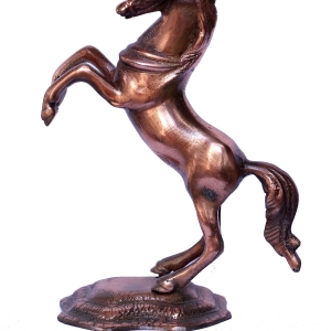 Two Legs Standing Brass Horse