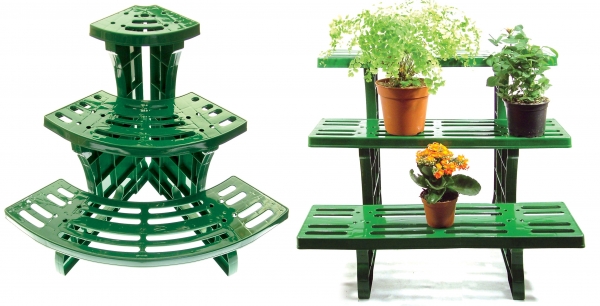 Steps Shape Iron Plant Stand